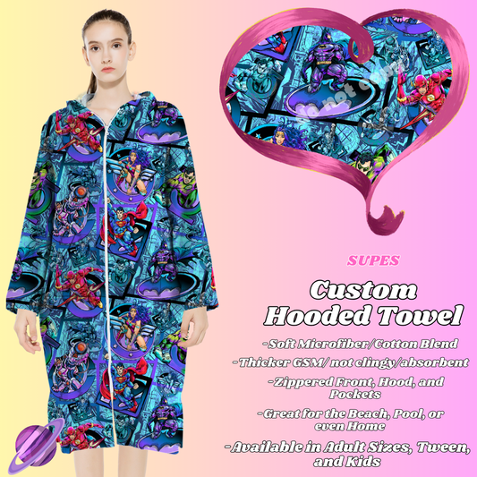 SUPES- HOODED TOWEL- PREORDER CLOSING 4/27