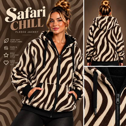 Safari Chill-FLEECE LINED HOODED JACKET-PREORDER CLOSING 11/9