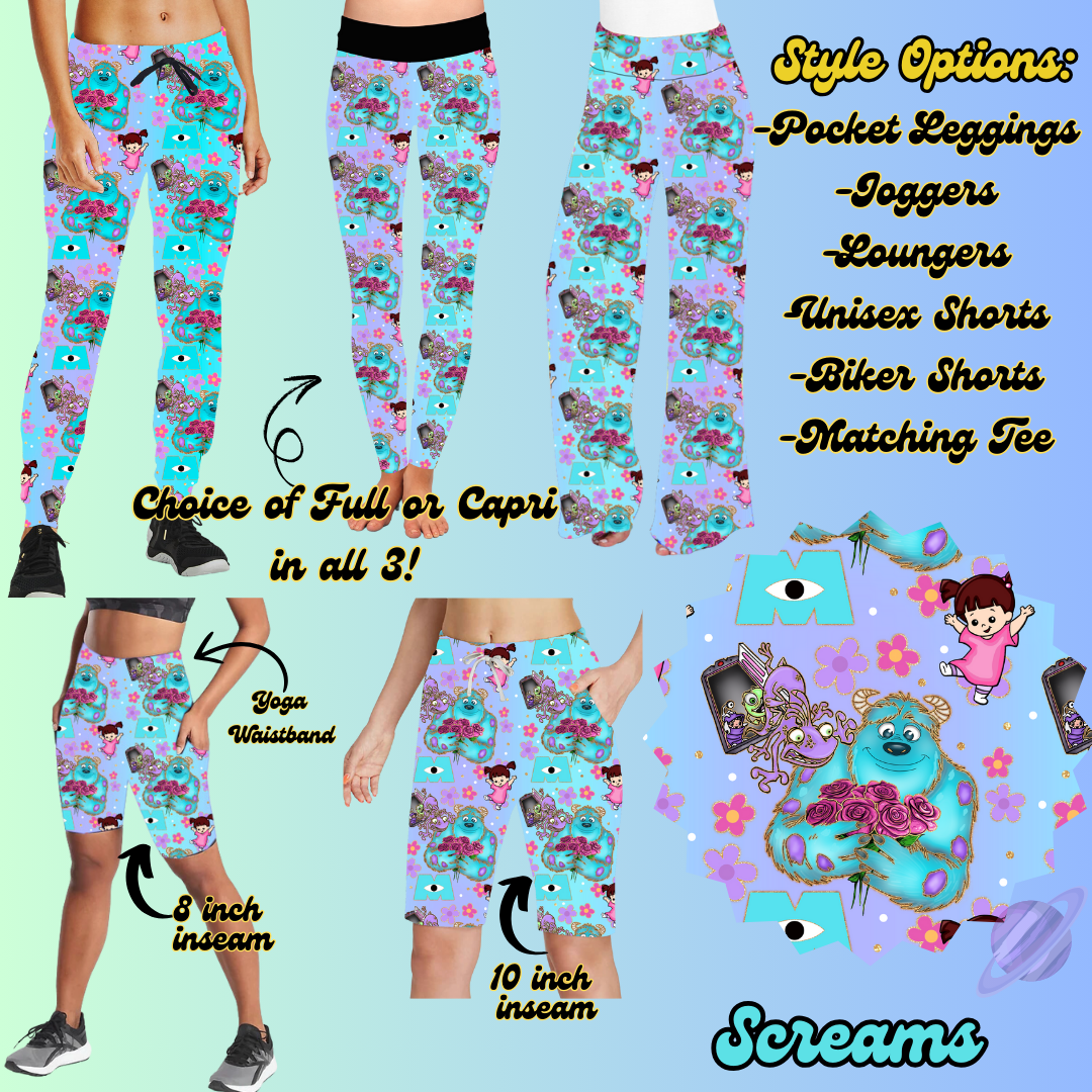 SCREAMS- LEGGING/JOGGER/LOUNGER/SHORTS - ALL THINGS MAGICAL PREORDER CLOSING 2/4