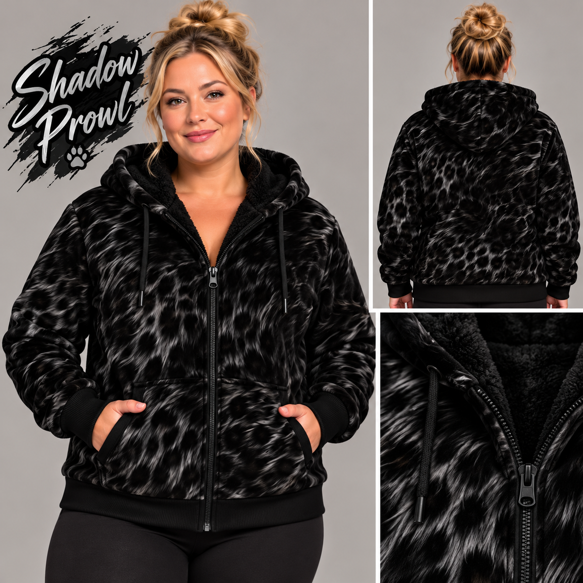 Shadow Prowl-FLEECE LINED HOODED JACKET-PREORDER CLOSING 11/9