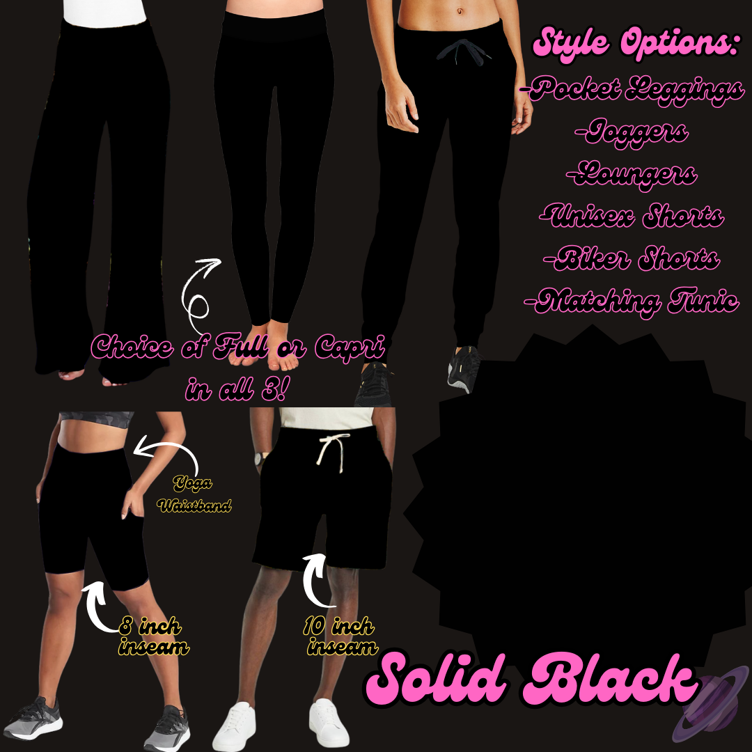 SOLID BLACK-PRETTY RUN PREORDER CLOSING 1/30