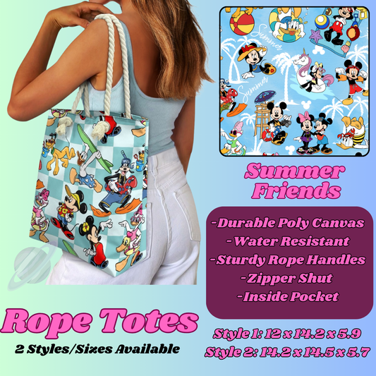 SUMMER FRIENDS-ROPE TOTE PREORDER CLOSING 5/6