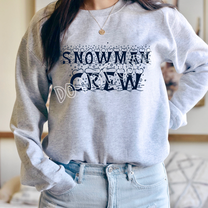 SNOWMAN CREW - CREWNECK SWEATSHIRT