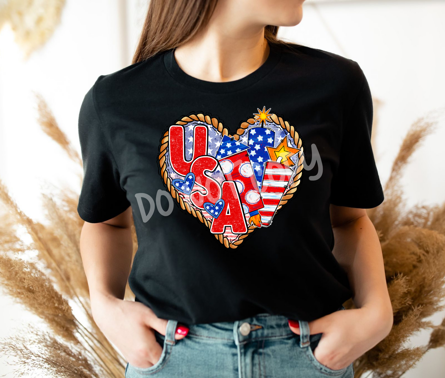 USA HEART Tee