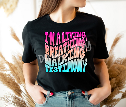 LIVING TESTIMONY Tee