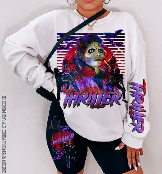 THRILL DANCE FRONT & SLEEVE DESIGN SWEATSHIRT