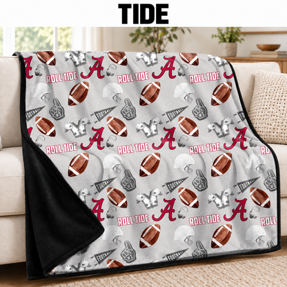 TIDE-FOOTBALL SOFT BLACK THROW-PREORDER CLOSING 9/30