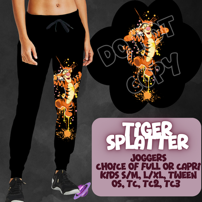 TIGER SPLATTER- 4 STYLES OF BOTTOMS-PREORDER CLOSING 1/21