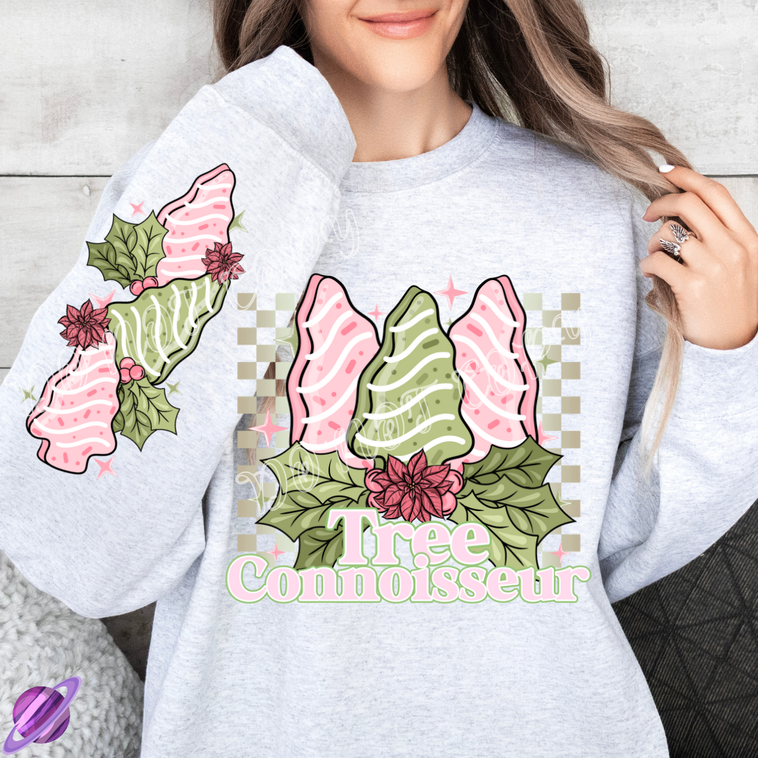 TREE CAKE - BOOT RUN 1 - CREWNECK SWEATSHIRT W/ SLEEVE PRINT