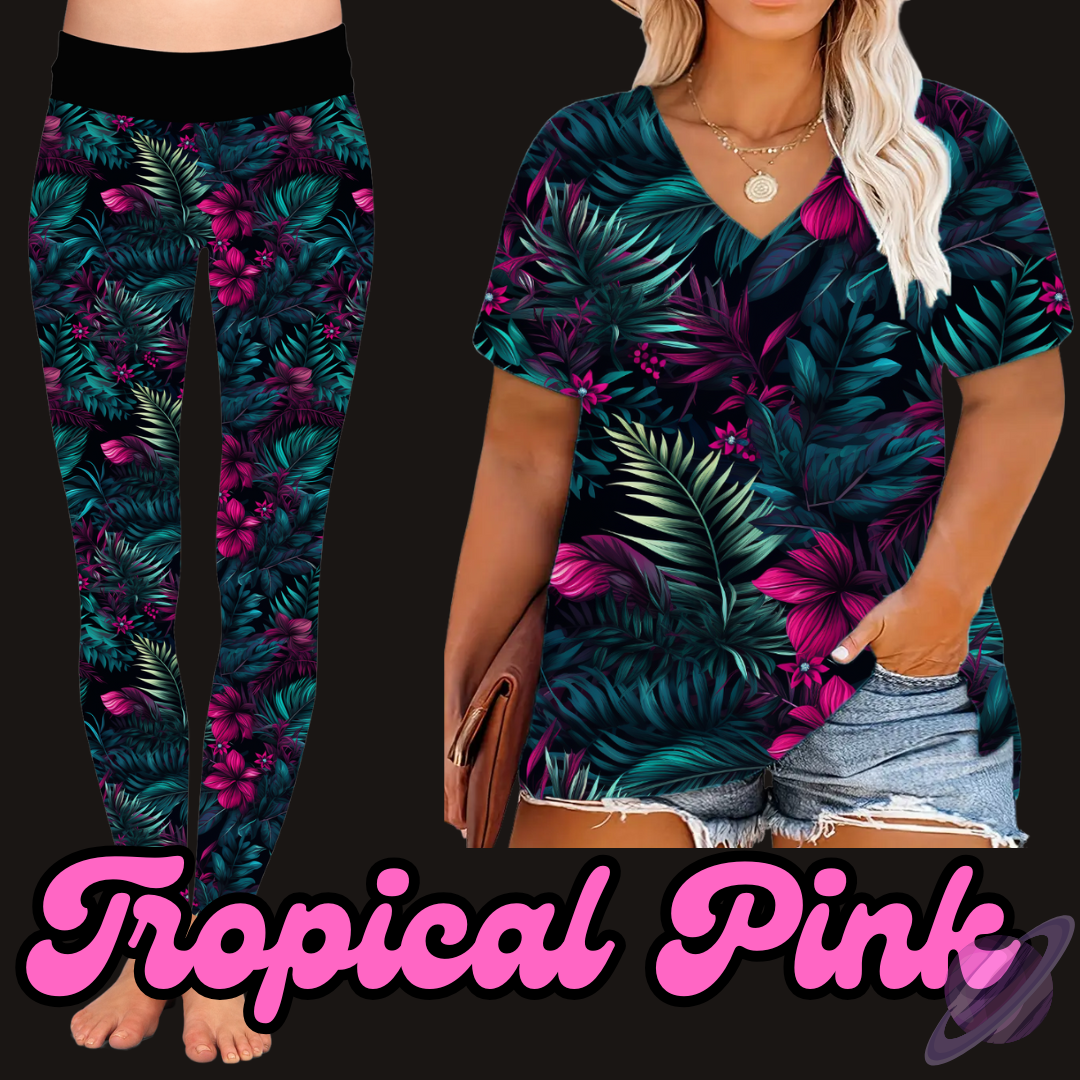 TROPICAL PINK-PRETTY RUN TUNIC/TANK PREORDER CLOSING 1/30