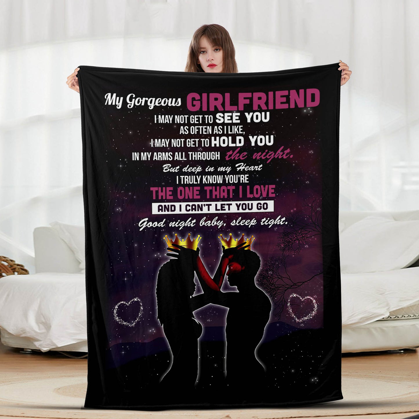 Gorgeous Girlfriend - Letter Sherpa Blankets- Preorder Closing 10/2