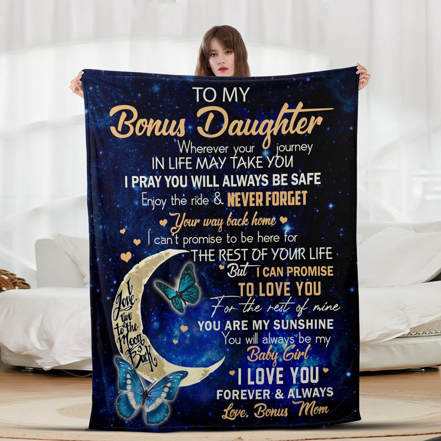 Bonus Daughter Moon - Letter Sherpa Blankets- Preorder Closing 10/2