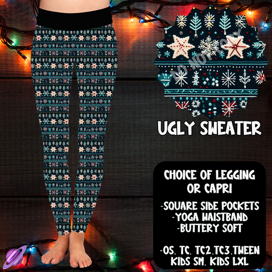 UGLY SWEATER-BOTTOMS-XMAS SWEATER PREORDER-9/27