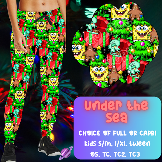 UNDER THE SEA - CHRISTMAS RUN - JOGGER/CAPRI PREORDER CLOSING 9/29