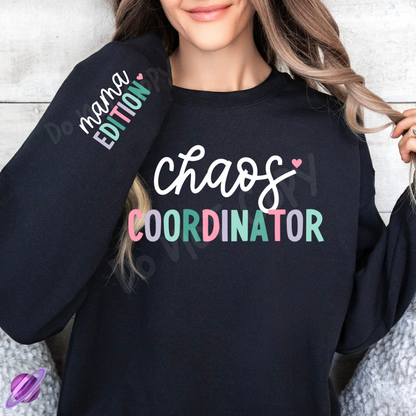 CHAOS COORDINATOR CREWNECK SWEATSHIRT W/ SLEEVE