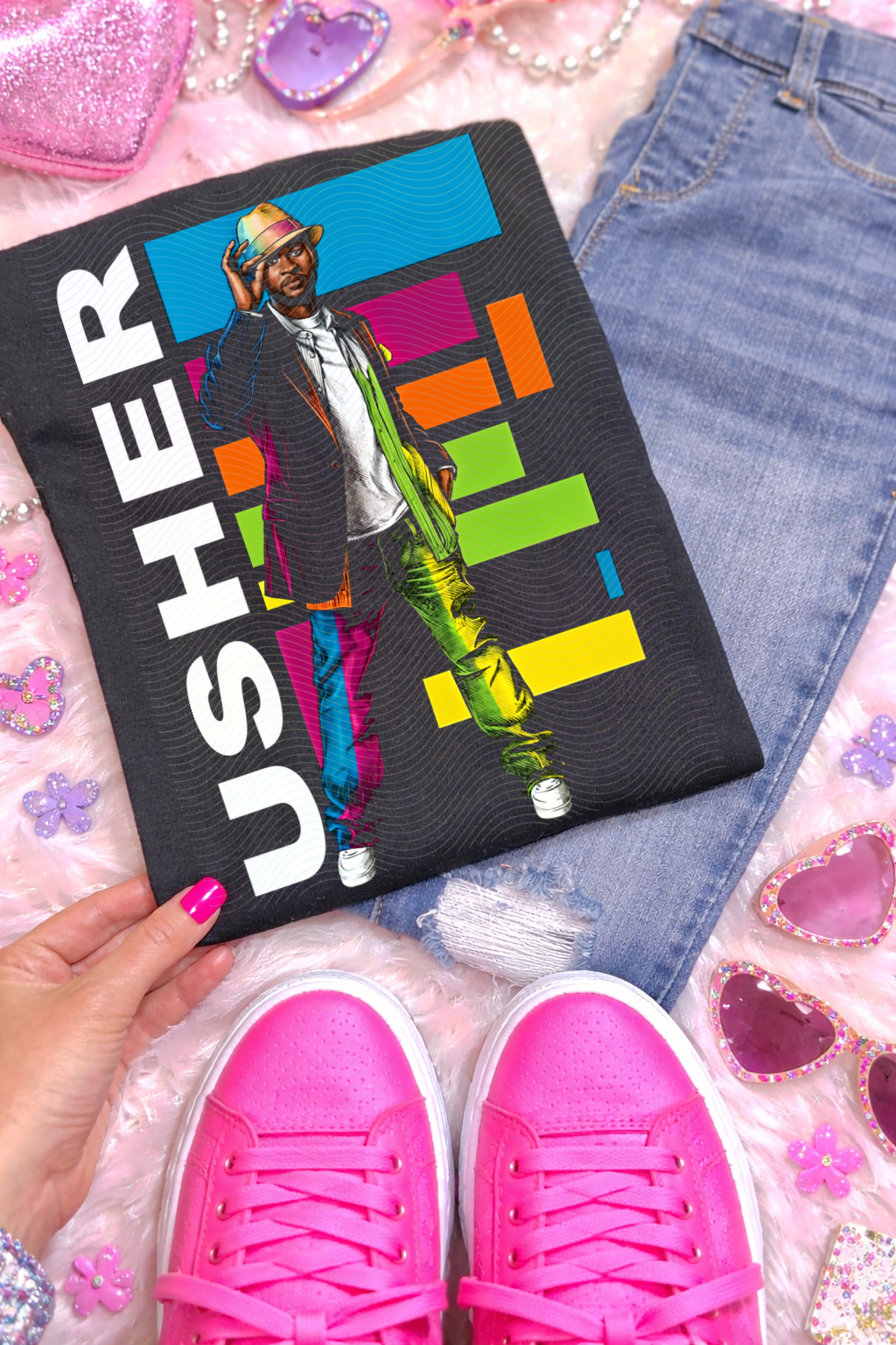 POP THROW BACK COLLECTION-USH TEE