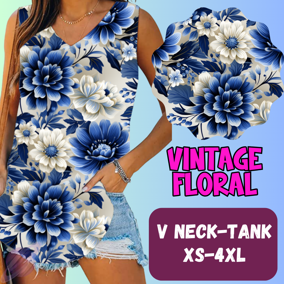 VINTAGE FLORAL-PPO 13- TOPS AND BOTTOMS-PREORDER CLOSING 6/15