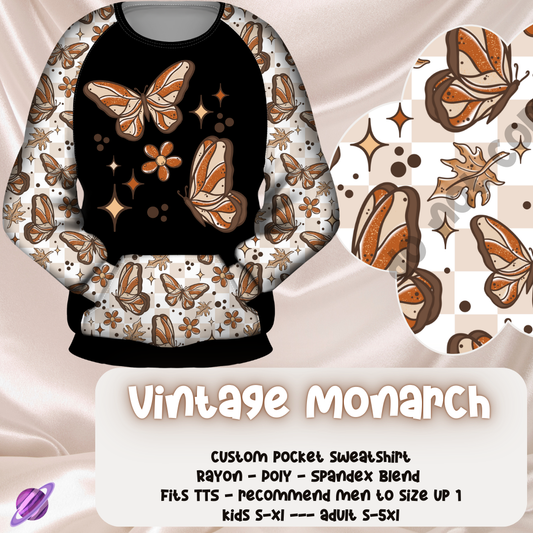 VINTAGE MONARCH - POCKET SWEATSHIRT - POCKET SWEATERS & BOTTOMS PREORDER CLOSING 11/17