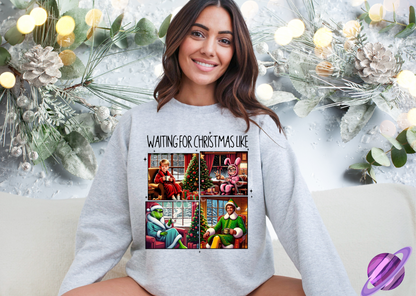 WAITING FOR CHRISTMAS CREWNECK SWEATSHIRT