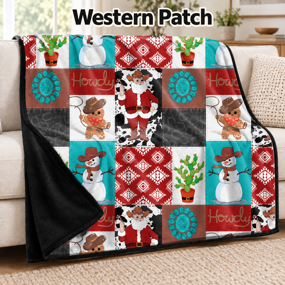 Western Patch-Soft Throw Blanket 14 Run-Due 9/28