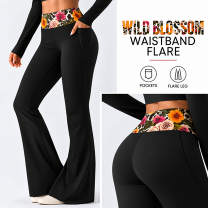WILD BLOSSOM-PATTERN WAIST FLARE-PREORDER CLOSING 10/7
