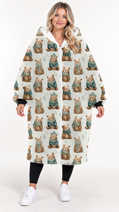 WINTER BEARS-HOODIE BLANKET PREORDER-CLOSING 9/20