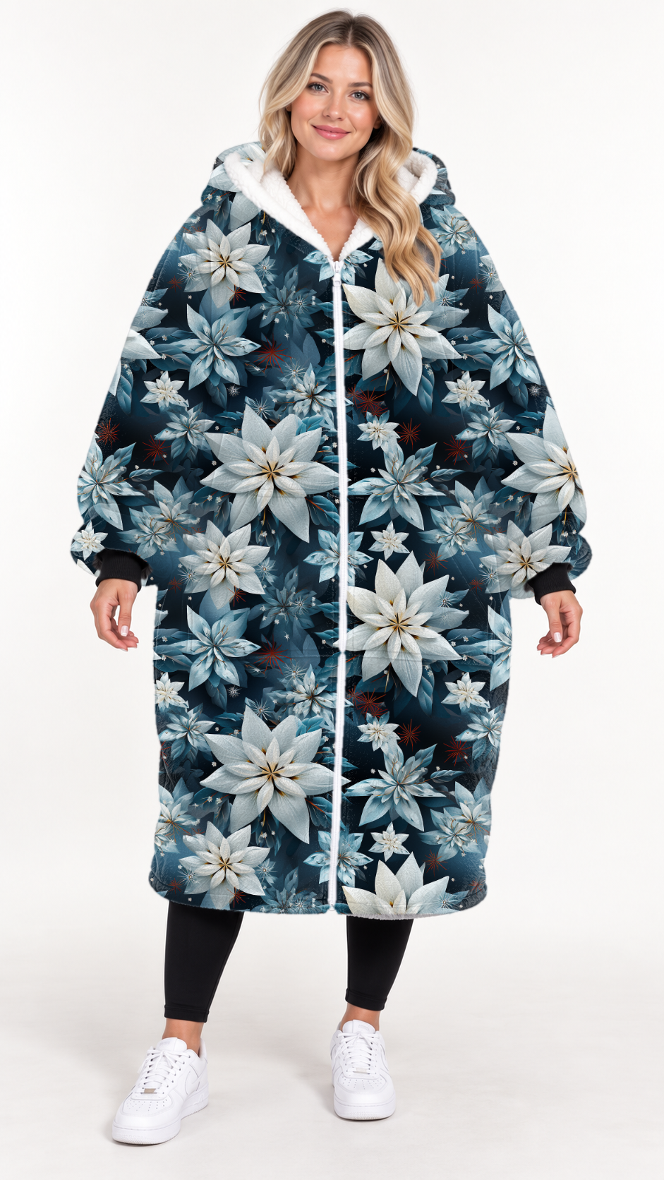 WINTER FLORAL-HOODIE BLANKET PREORDER-CLOSING 9/20