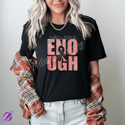 YOU ARE ENOUGH RIBBON TEE