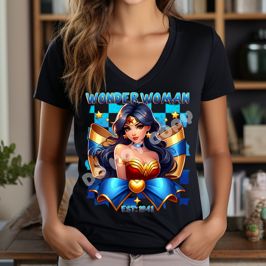 WW BOW - BOW RUN- V NECK TEE/TANK TOP