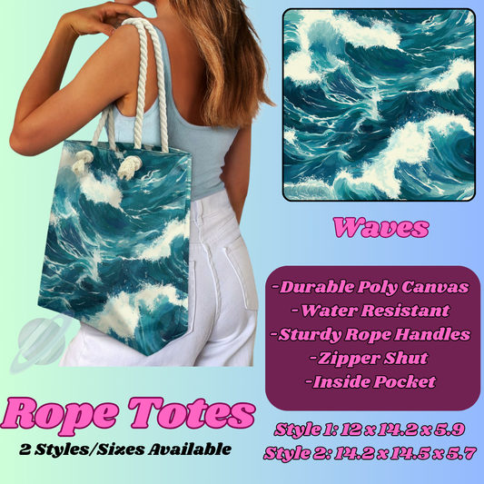 WAVES-ROPE TOTE PREORDER CLOSING 5/6