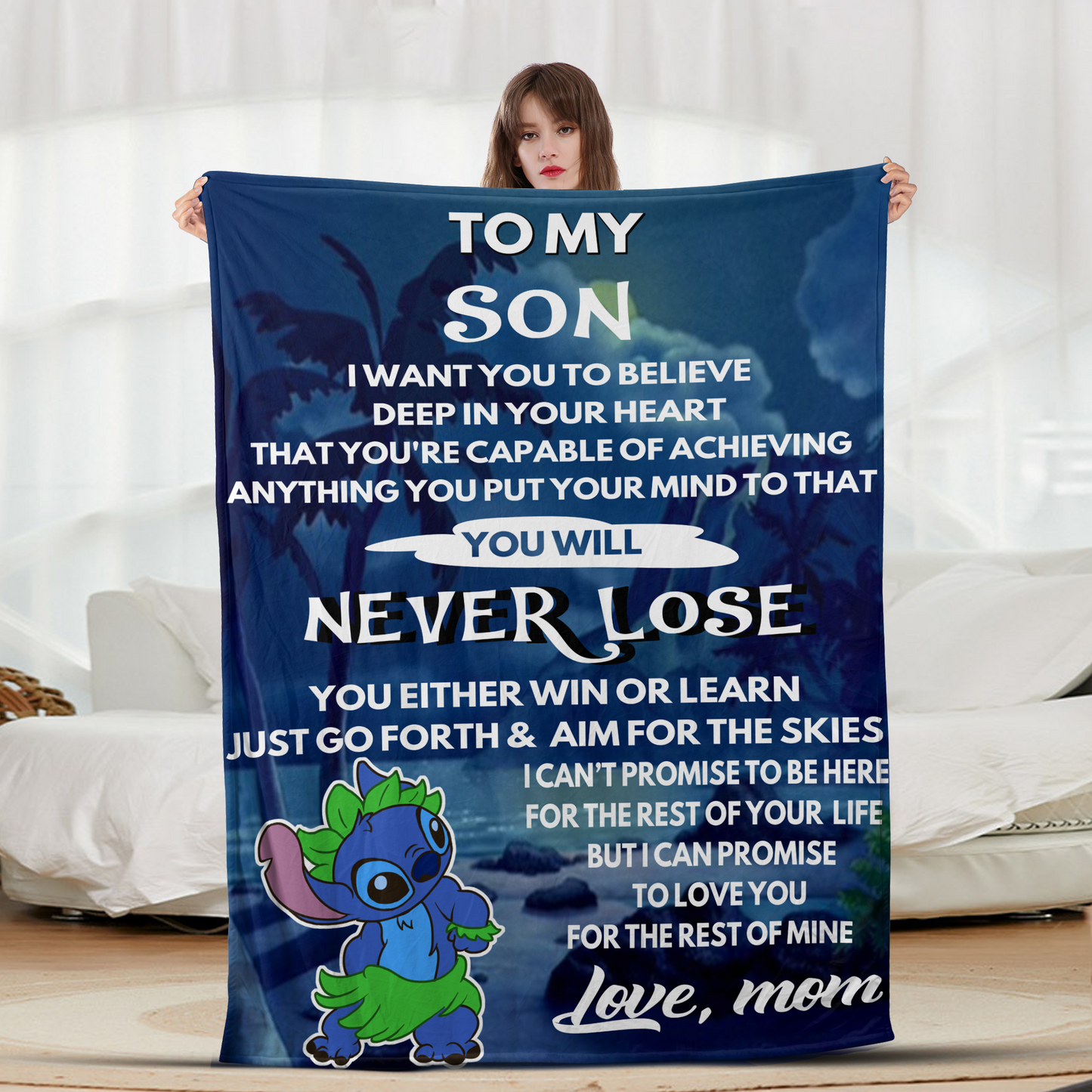 Son Never Lose - Letter Sherpa Blankets- Preorder Closing 10/2