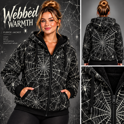 Webbed Warmth-FLEECE LINED HOODED JACKET-PREORDER CLOSING 11/9