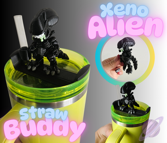 XENO ALIEN-3D PRINTED STRAW BUDDY