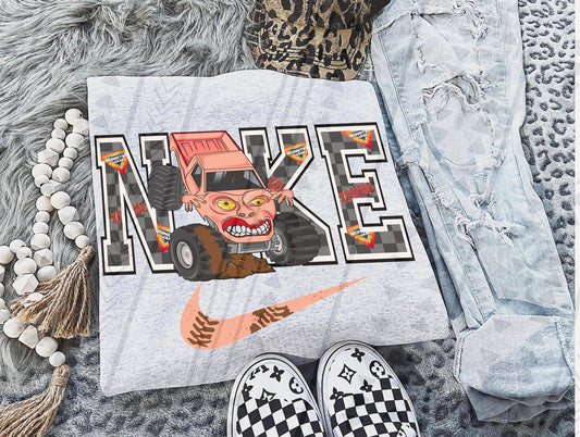 ZOMBIE SWISH MONSTER TRUCK SWEATSHIRT