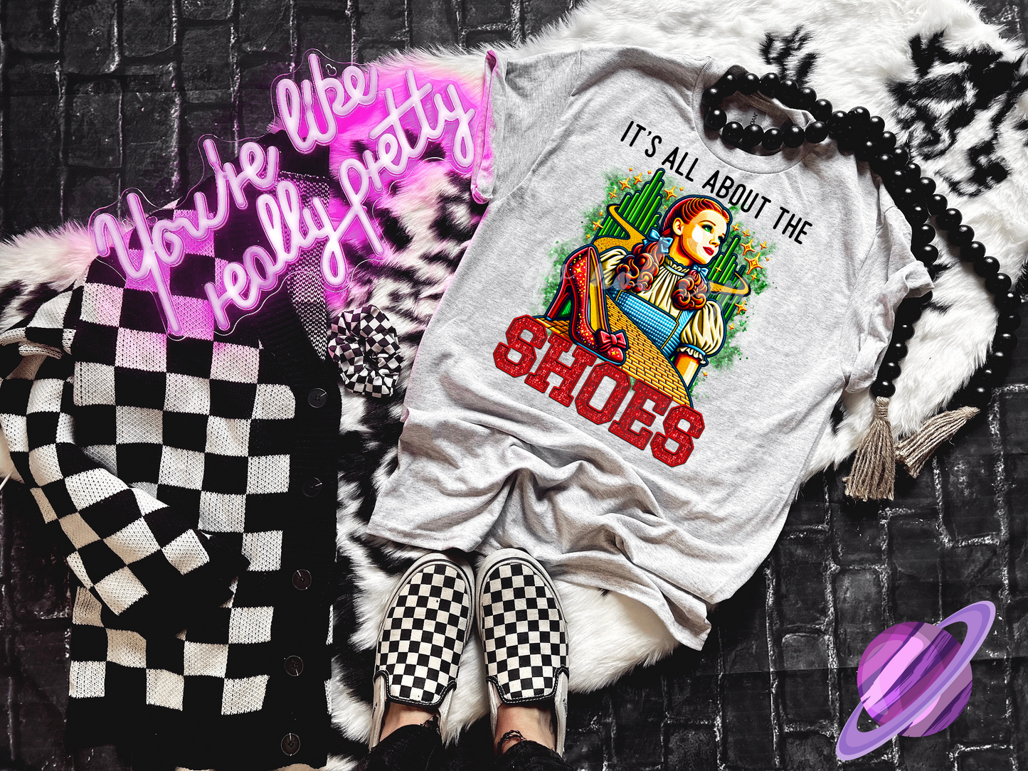 ABOUT THE SHOES TEE