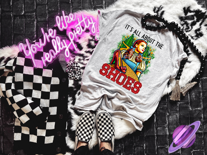 ABOUT THE SHOES TEE