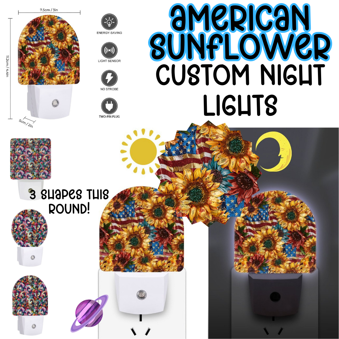 AMERICAN SUNFLOWER - Custom Night Lights Round 2 Preorder Closing 2/4