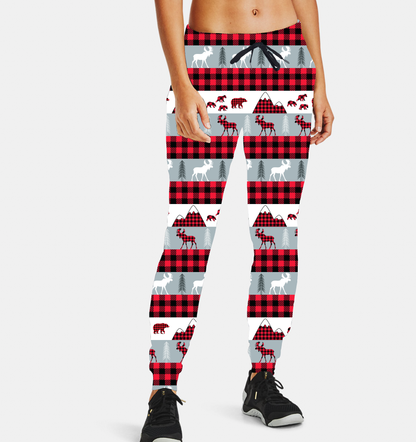 ANIMAL PLAID-HOLIDAY RUN-BOTTOMS-PREORDER DUE 9/18