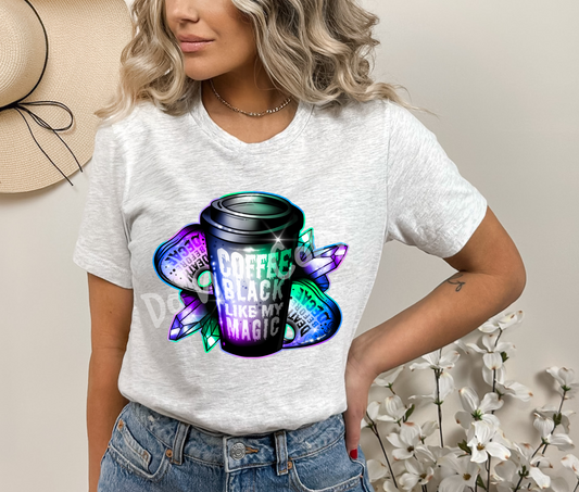 BLACK COFFEE - UNISEX TEE ADULTS/KIDS