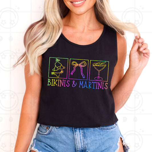 BIKINIS AND MARTINIS TANK