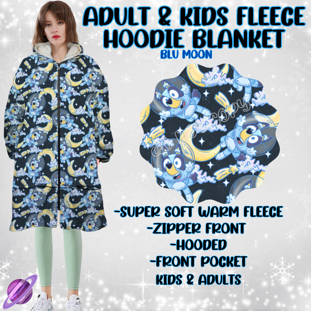 BLU MOON-HOODIE BLANKET RUN-PREORDER CLOSING 9/28 ETA NOV