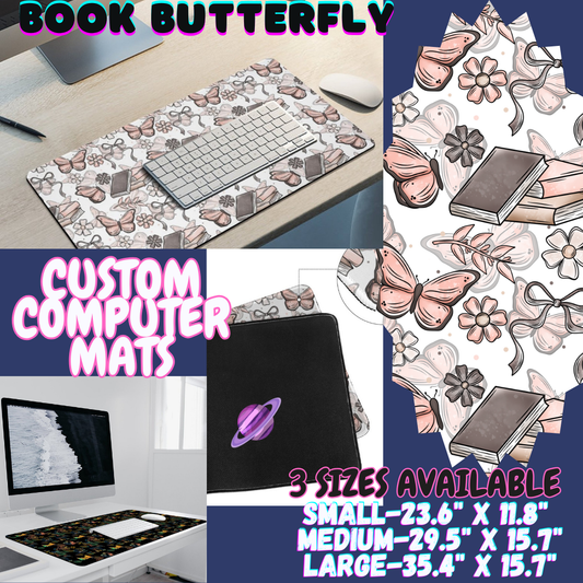 BOOK BUTTERFLY - COMPUTER MAT PREORDER CLOSING 12/6