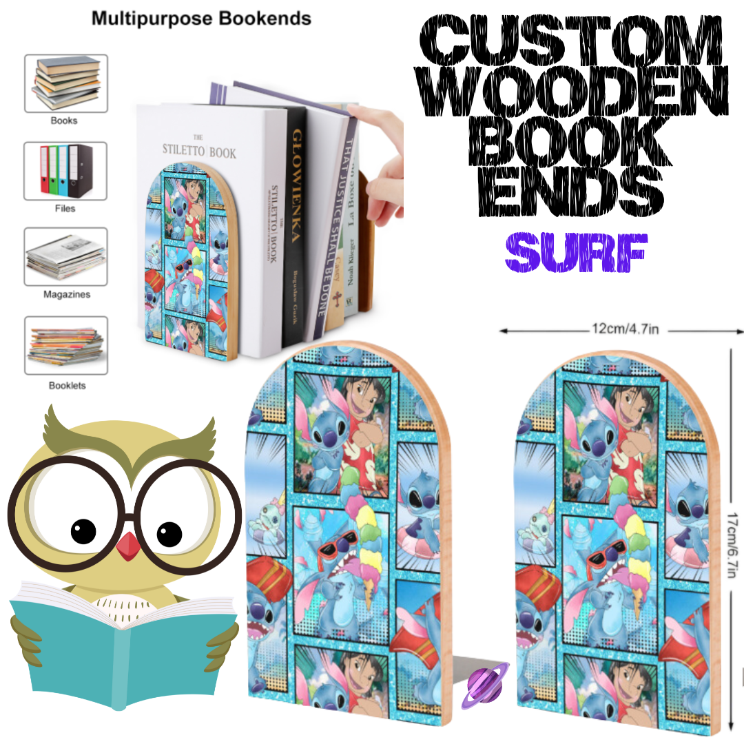 SURF - WOODEN BOOK ENDS PREORDER CLOSING 7/10