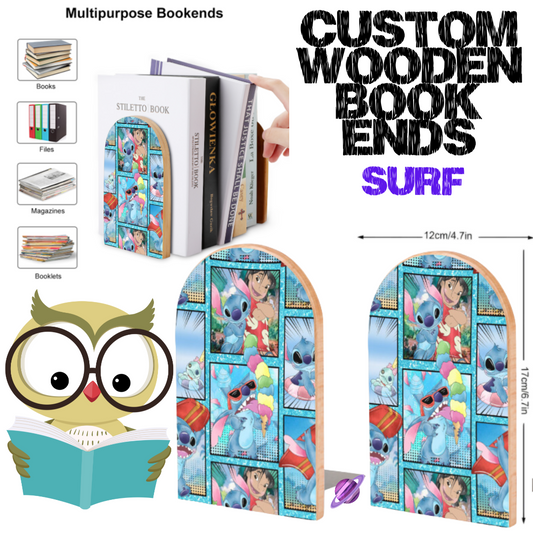 SURF - WOODEN BOOK ENDS PREORDER CLOSING 7/10