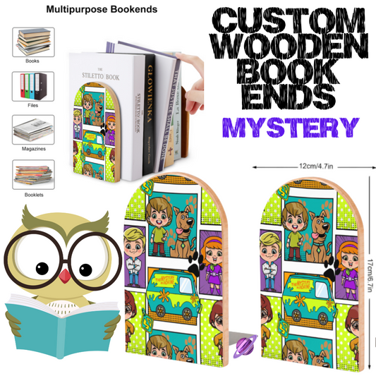 MYSTERY - WOODEN BOOK ENDS PREORDER CLOSING 7/10
