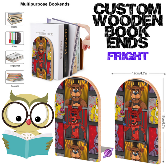 FRIGHT - WOODEN BOOK ENDS PREORDER CLOSING 7/10