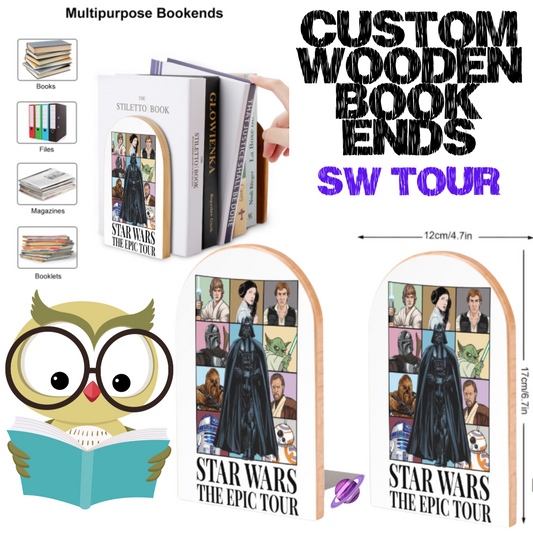 SW TOUR - WOODEN BOOK ENDS PREORDER CLOSING 7/10