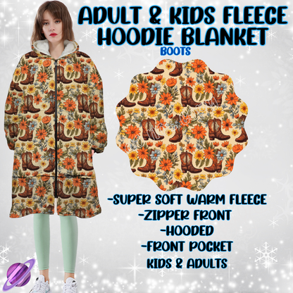 BOOTS-HOODIE BLANKET RUN-PREORDER CLOSING 9/28 ETA NOV