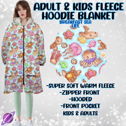 BREAKFAST SEA LIFE-HOODIE BLANKET RUN-PREORDER CLOSING 9/28 ETA NOV