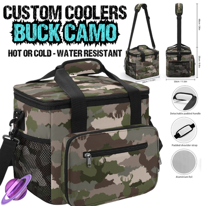 BUCK CAMO - CUSTOM COOLERS CLOSING 12/27